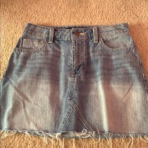 Blue Jean Mini Skirt
